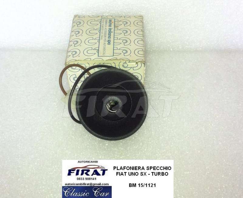 PLAFONIERA SPECCHIO FIAT UNO SX - TURBO NERA
